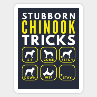 Stubborn Chinook Tricks - Dog Training Magnet